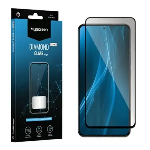 MS Diamond Glass Edge Lite FG Realme C67 4G|5G|V50s czarny|black Full Glue Foto 1