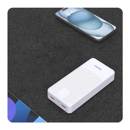 Dudao K10Pro external battery (powerbank) | 20000 mAh | 10W | USB-A, USB-C | white Photo