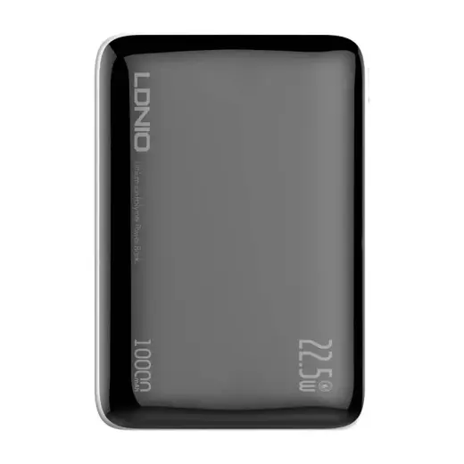 LDNIO PQ25 ārējais akumulators (powerbank) | 10000 mAh | 22.5W | USB-C, USB-A | melns Foto 2