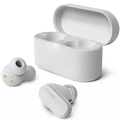 Philips TAT3508WT|00 Bluetooth bezvadu austiņas ar mikrofonu (IPX4) Foto 1