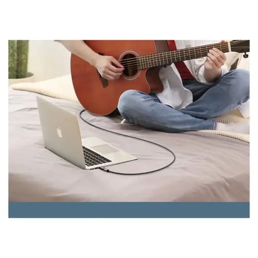 UGREEN adapter | adapter from 3.5 mm jack to 6.5 | 6.35 mm mini jack (grey) Photo