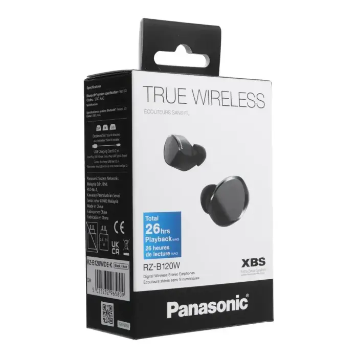 Wireless earphones TWS (eXtra Bass System) PANASONIC RZ-B120WDE-K black Foto 3
