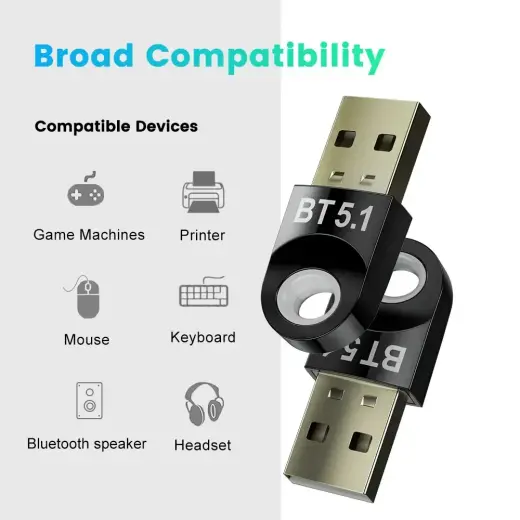 Adapter Bluetooth 5.1 - USB Фото num
