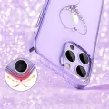 Kingxbar Wish Series case for iPhone 14 Plus decorated with crystals purple Photo