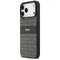 Etui DKNY Repeat Texture Pattern with     Tonal Stripe do iPhone 17 Pro Max czarny — Foto 2