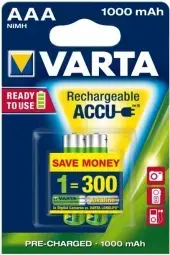 Varta Recharge Accu Recycled AAA 1000 mAh 2pcs Фото num