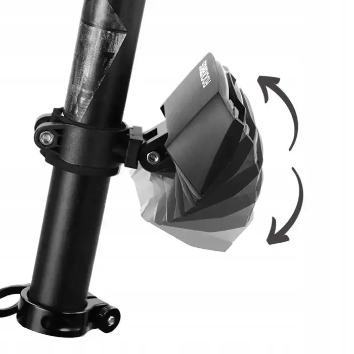 Rockbros LKWD-R1 Rear Bike Light with Laser and Remote Control + Micro USB - USB-A Cable - Black Foto 6