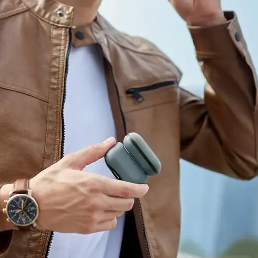 UNIQ Lyden DS AirPods Pro 2 gen (2022|2023) case blue-black|washed blue-black Foto 4