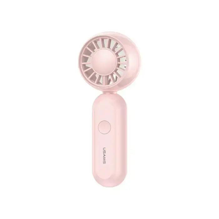 USAMS Folding ZB365 1200mAh Handheld Fan Pink