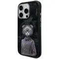 Nimmy Magnetic fashion cute pet phone case for iPhone 16 Pro Max black Photo