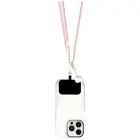 Hello Kitty Patch & Kitty Head Charm Universal Phone Lanyard Pink — Foto 2