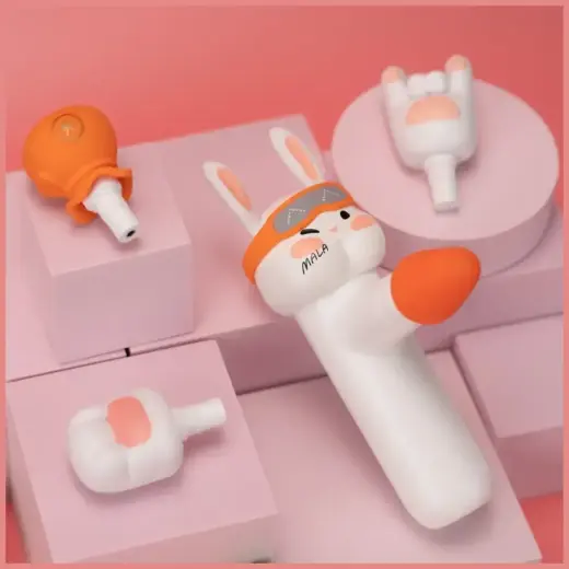 Mini massage gun 4smarts ACECOOL Rabbit white Foto 12