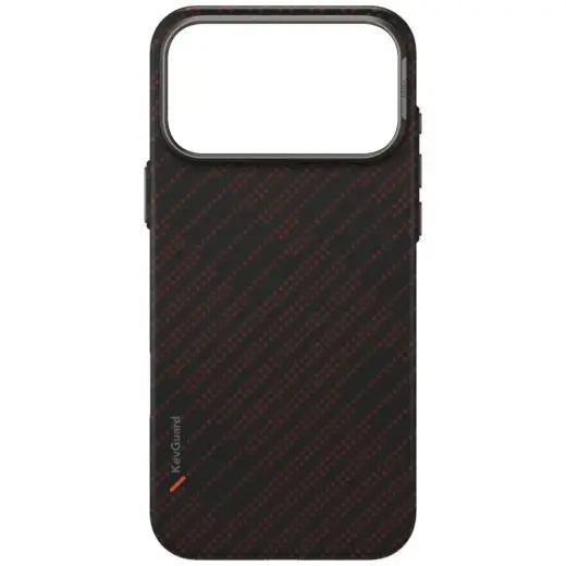 Case UNIQ Keva EDGE for iPhone 17 Pro Max     Magclick Charging orange Foto 5