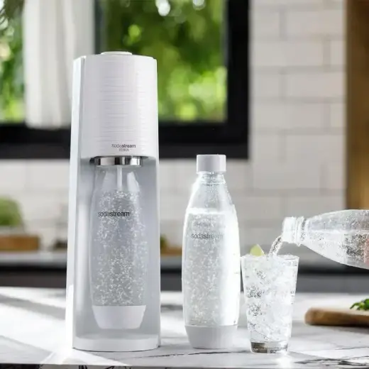 SodaStream Soda Maker Terra white QC with CO2 & 1L PET bottle (1012811410) Photo
