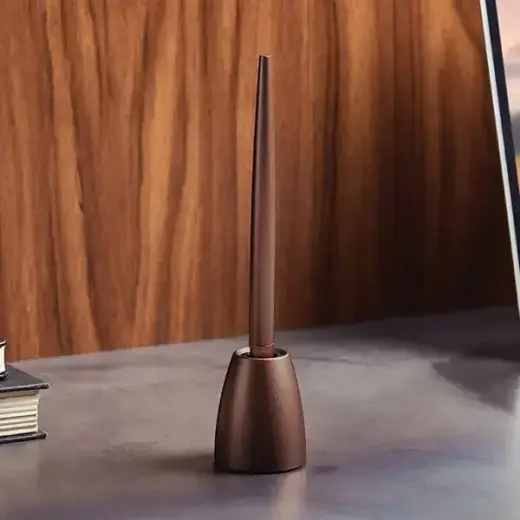 Lexon Scribalu Pen with Base bronze LS64BZ Фото num