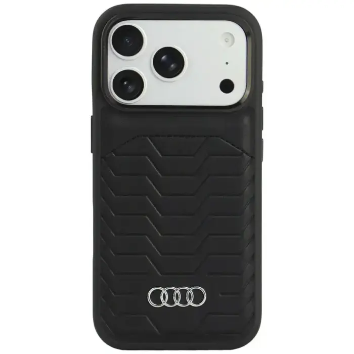 Case Audi GT Synthetic Leather MagSafe for iPhone 18 Pro / 17 Pro black