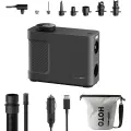 Portable compressor, pump HOTO QWCQB002 (3x 2500 mAh, 150 PSI, 350 L, 12V) Foto 1