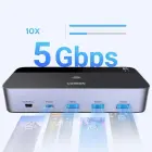 Ugreen AK700 DisplayPort 8K 60Hz KVM Switch – Gray Foto 3