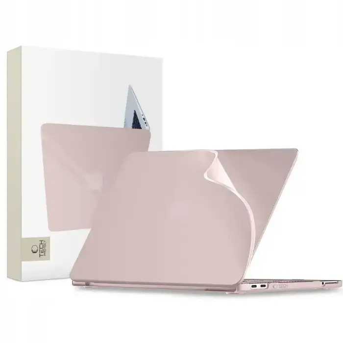 Tech-Protect Softshell hardshell case for MacBook Neo 13 (2026) pink