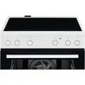 Electrolux elektriskā plīts ar elektrisko cepeškrāsni, 596 mm, balta Photo