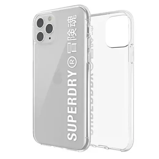 SuperDry Snap iPhone 11 Pro Max Clear Ca se biały|white 41580 Foto 3