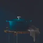 Le Creuset Cast iron pot round Ø26cm / 5,3L blue Photo