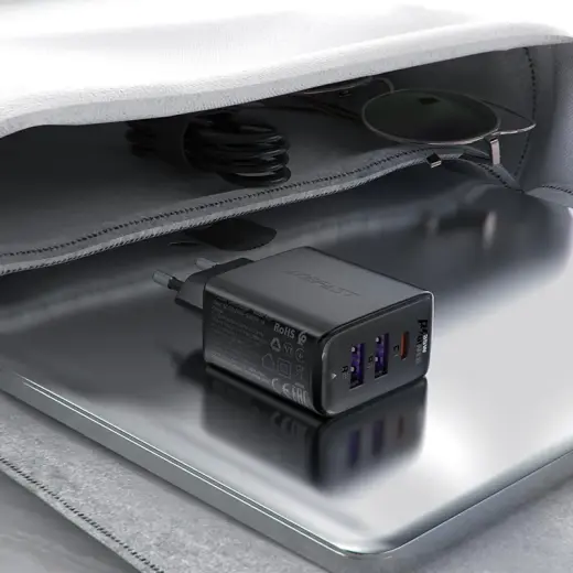 Acefast A57 зарядное устройство | 35W | PD, GaN | USB-A, USB-C | черное Фото num