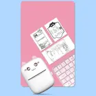 HURC9 Bluetooth Thermal Printer Mini Kitty with App - Pink Foto 4