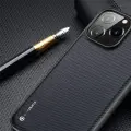 Dux Ducis Fino case cover iPhone 14 Pro blue nylon Photo