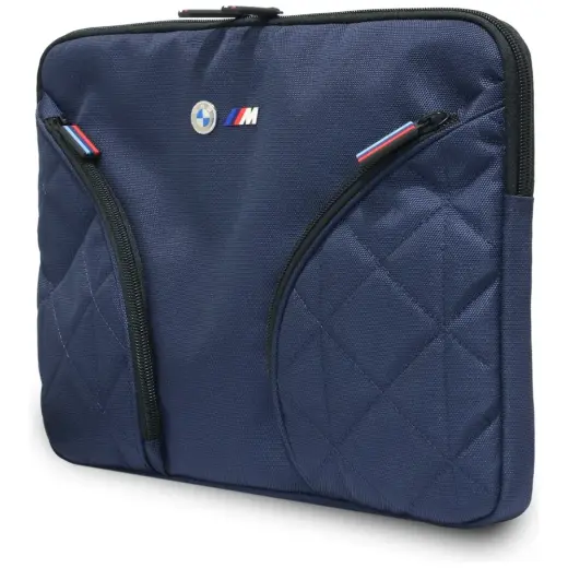 Bag BMW Nylon Pockets & Metal Logo Sleeve 14" navy Foto 2