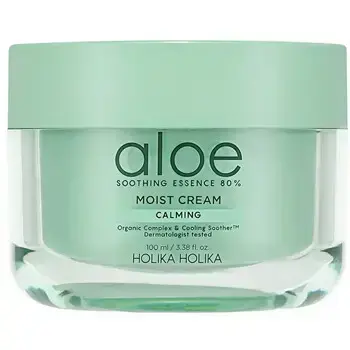 Holika Holika Aloe Soothing Essence 80% Moisturizing Cream - Hydratační krém 100ml