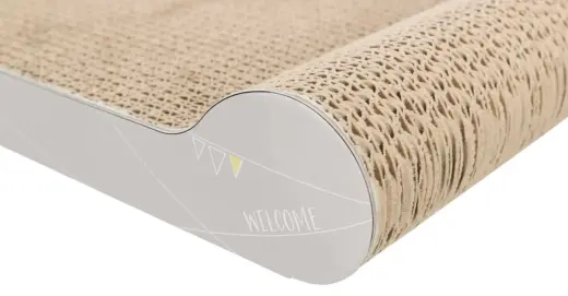 Nail sharpener : Trixie Junior scratching cardboard, 38 × 6 × 18 cm, light grey Photo