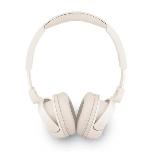 Guess Script Metal Logo Wireless Headphone Beige Foto 2