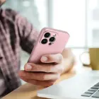 Metallic maciņš telefonam iPhone 16 Plus rozā — Foto 7