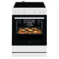 Electrolux elektriskā plīts ar elektrisko cepeškrāsni, 596 mm, balta Photo