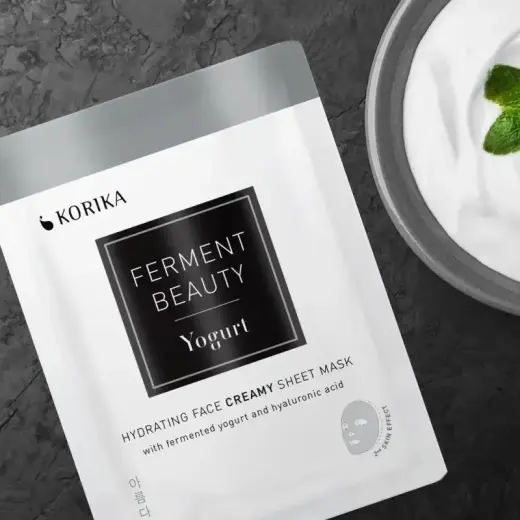 KORIKA FermentBeauty Hydrating Face Mask in Fabric with Fermented Yogurt and Hyaluronic Acid 23 G Фото num