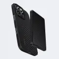 Benks Montage Armor Air Kevlar PC Frame 600D+1500D чехол с поддержкой MagSafe для телефона iPhone 16 Pro Max чёрный — Фото 8