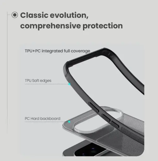 Nillkin Super Frosted PRO Back Cover for Google Pixel 10 Pro XL Transparent Black Foto 3