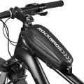 Rockbros B60 waterproof bicycle bag for frame - black Фото num