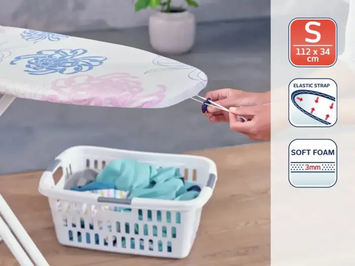 LEIFHEIT Ironing Board Cloth Cotton Classic S 112x34cm Photo