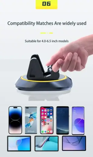 Blavec Car holder BH-10 to dashboard (BH10-DBY) black-yellow Foto 9