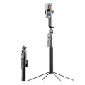 Wozinsky WST-360YS Selfie Stick with Tripod Function with 360Â° AI Auto Face Tracking Gesture Control - Black Фото num