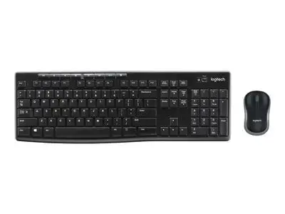 Logitech Keyboard and Mouse Set MK270 - Black Фото num