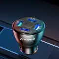 Wozinsky WCCAW 50W 4x USB-A QC car charger - white Foto 3