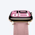 AmazingThing Class Band Leather Strap for Apple Watch 45 | 46 | 49 mm - Pink Фото num