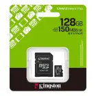 Kingston memory card 128GB microSDXC Canvas Select Plus Gen3 150MB/s A1 Card + Adapter Фото num