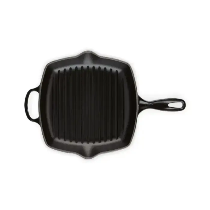 Le Creuset Čuguna grillpanna kvadrātveida 26x26cm matēti melna  Foto 2
