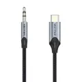 Cable Audio USB-C to 3,5mm mini jack 1m black Photo
