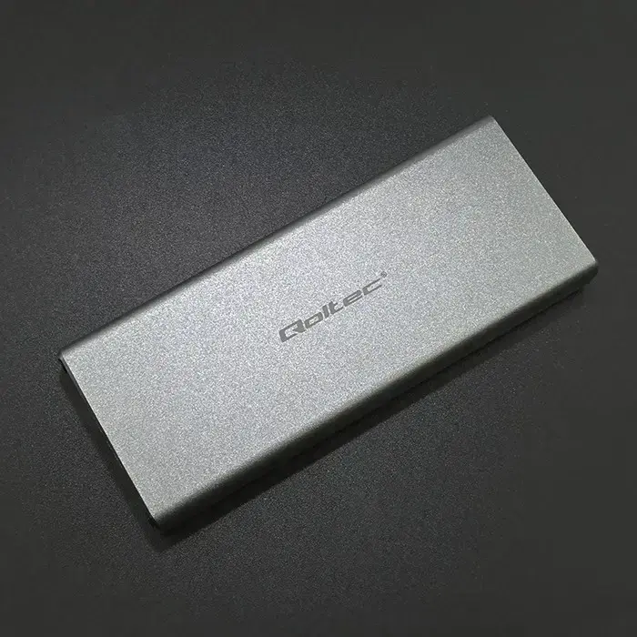 Qoltec Aluminium Enclosure | M.2 SSD drive | SATA | NGFF| USB 3.0 | Super speed 5GB/s | 2TB | Silver Foto 10