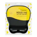 Ergonomic Mouse Pad and Wrist Rest Gel Eco Leather Large Anti-Slip - Black Foto 5